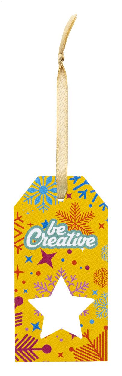 PrinTag Plus. etichetta regalo personalizzata, stella