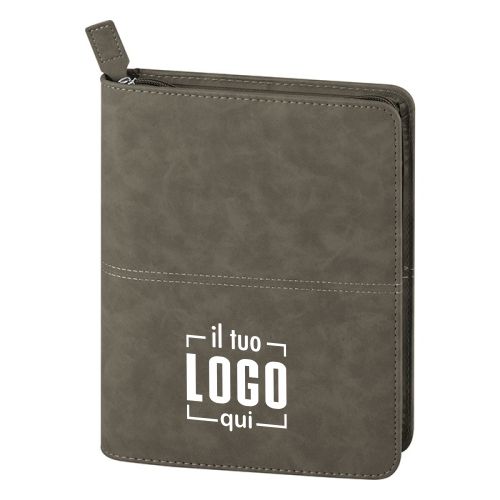 Agenda Borsello con Cerniera e Doppio Interno | Personalizzata