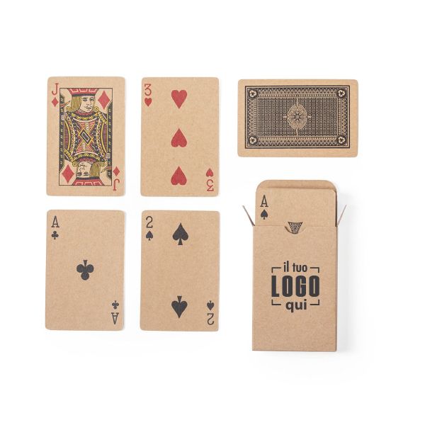 Carte da Gioco Francesi Personalizzabili Ideali come Gadget Promozionale