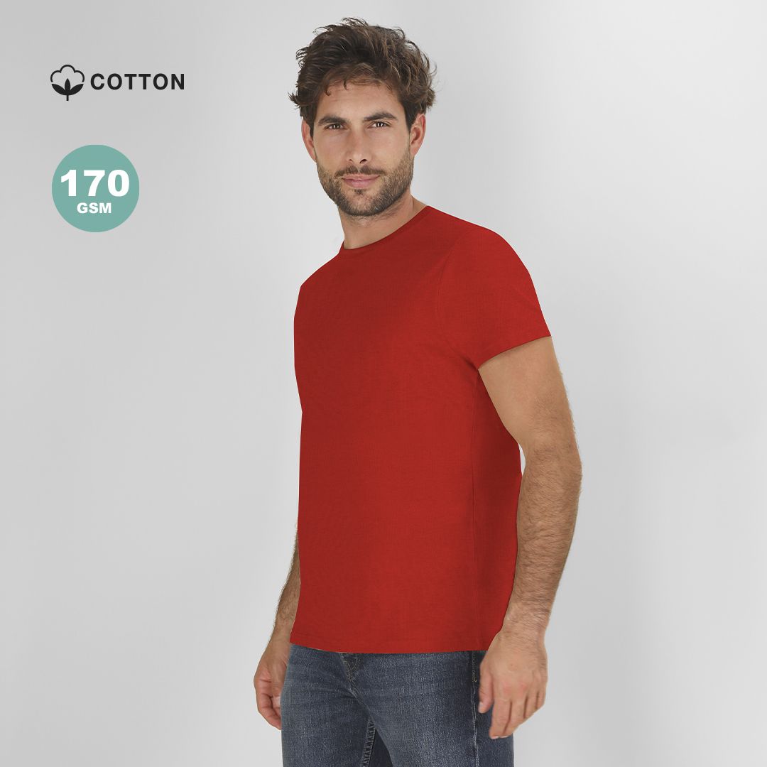 Maglietta Unisex Cotone Ring Spun 170 g | Manica Corta Personalizzabile