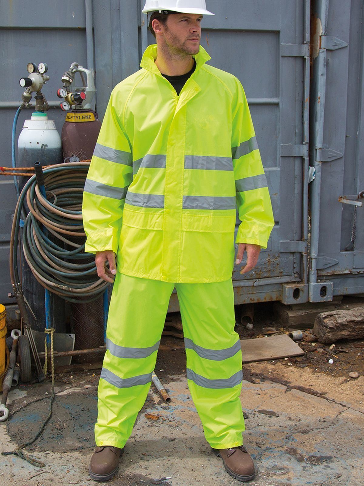 Pantalone High Viz Waterproof Suit