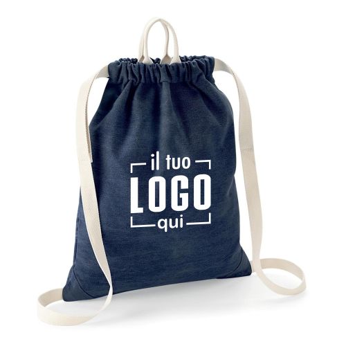 Sacca Doppio Manico Cotone Personalizzata - BagBase
