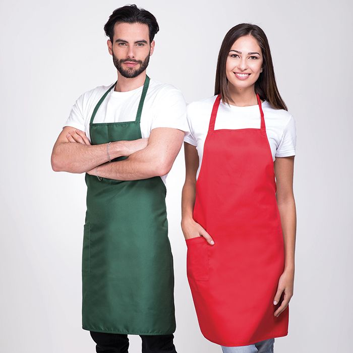 Parannanza con Tasca Laterale in Cotone e Poliestere Personalizzato per Cuochi, Chef