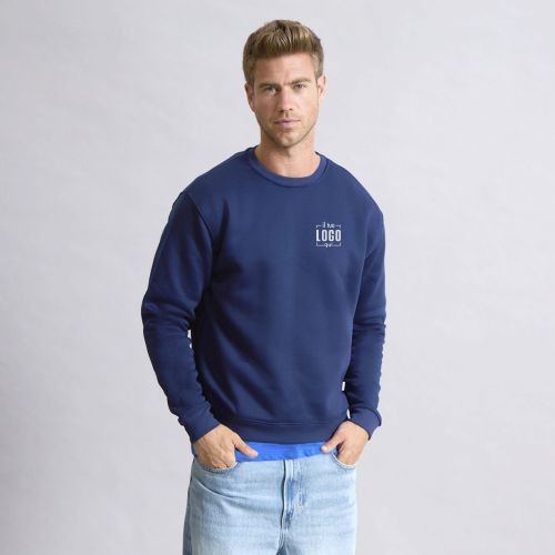 Felpa Unisex Girocollo Cotone Biologico e Poliestere Riciclato con Interno in Soffice Pile Personalizzato Perfetto come Capo Tempo Libero-Skelton