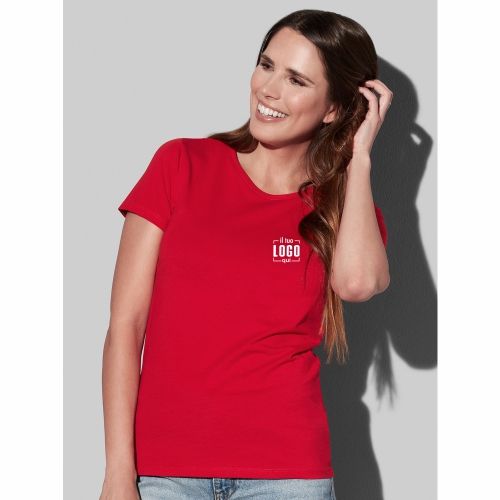 T-Shirt Donna Manica Corta Cotone Personalizzata - Stedman
