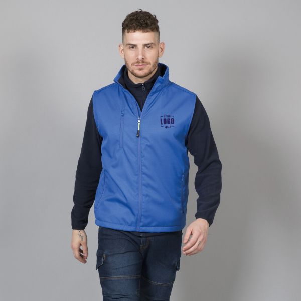 Gilet in Poliestere Uomo Impermeabile e Antistrappo con Fodera in Pile Personalizzato Ideale come Articolo Promozionale-Gilet Norwich