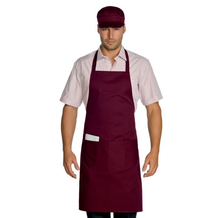 Grembiule Pettorina cm 70x90 con tasca arrotondata - Isacco