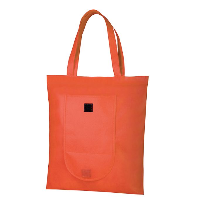 Borsa Shopping TNT Richiudibile Velcro 38x42 Personalizzata