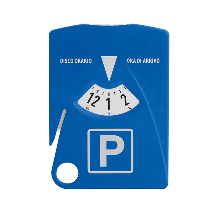 Disco Orario Multifunzione Plastica e Metallo Personalizzato Ideale come Gadget Concessionarie Auto