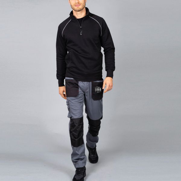 Pantalone Uomo da Lavoro Multitasche Elasticizzato Invernale con Interno in Maglina Personalizzato-MOSTAR