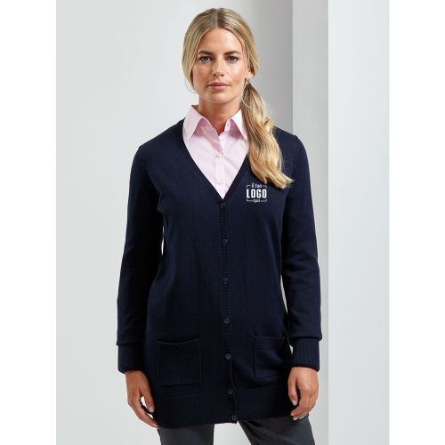 LadiesÂ’ Log Length Knitted Cardigan