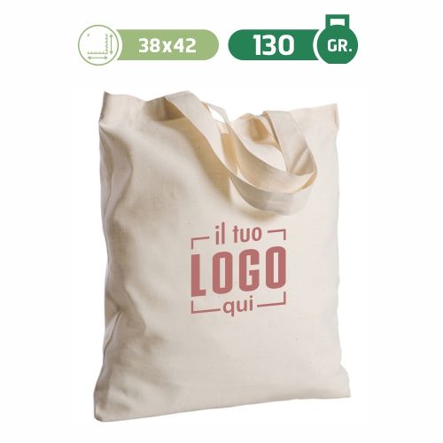 Borsa Shopping in 100% Cotone Naturale Personalizzata-CAIRO