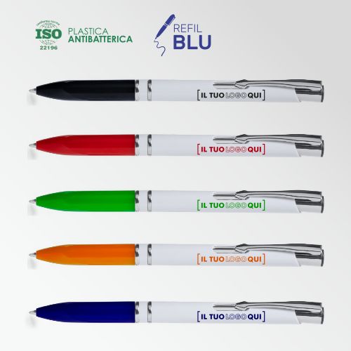 Penna Elegante in ABS con Refill Jumbo Blu | Personalizzata