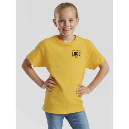 T-shirt Bambino Cotone Belcoro® Stampabile e con Etichetta Removibile