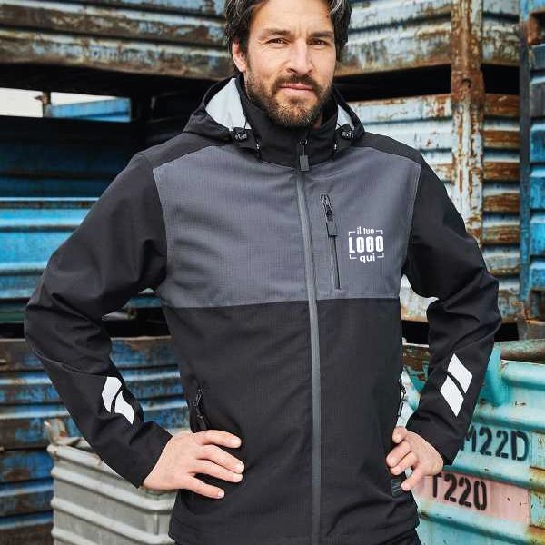 Giacca da Lavoro Antivento, Idrorepellente e Traspirante per Condizioni Climatiche Estreme Personalizzata