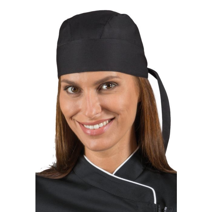 Bandana Nera da Lavoro | Copricapo Unisex per Ristorazione e Bar