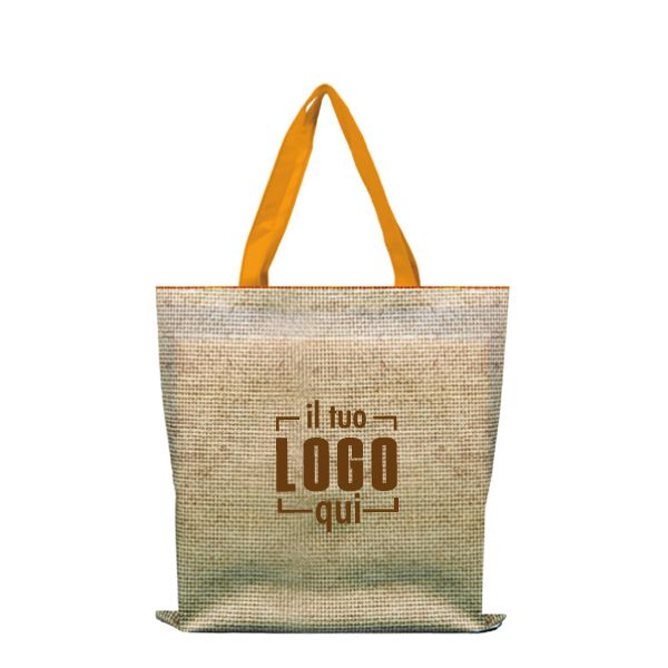 Shopper Personalizzata con Stampa 1 Colore|Effetto Juta