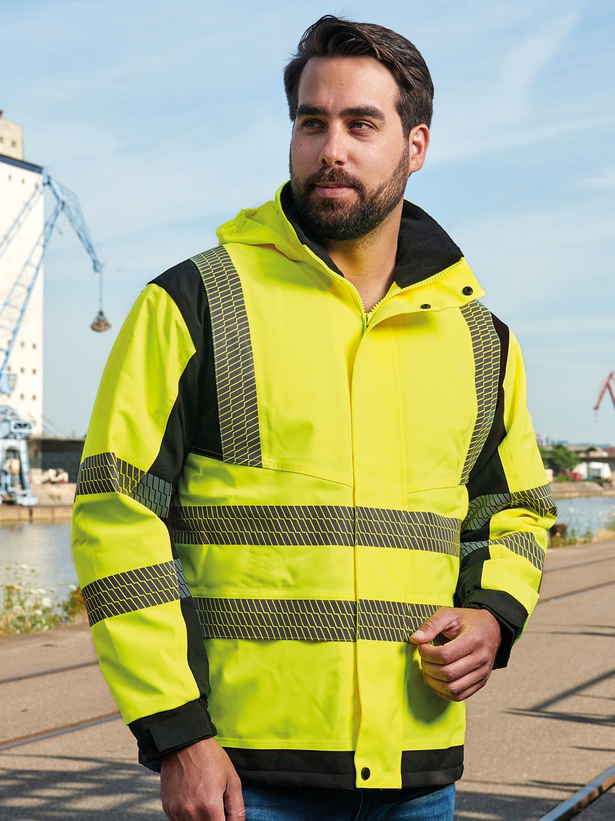 Premium Hi-Vis Broken Reflex Softshell Jacket     ket 'Copen