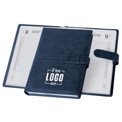 Agenda con Chiusura a Fibbia e Interno Intercambiabile | Personalizzata | Ecopelle