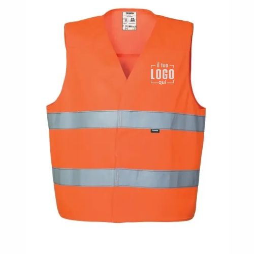 Gilet Alta Visibilità  Invernale Contro Cariche Elettrostatiche Personalizzato - Rossini