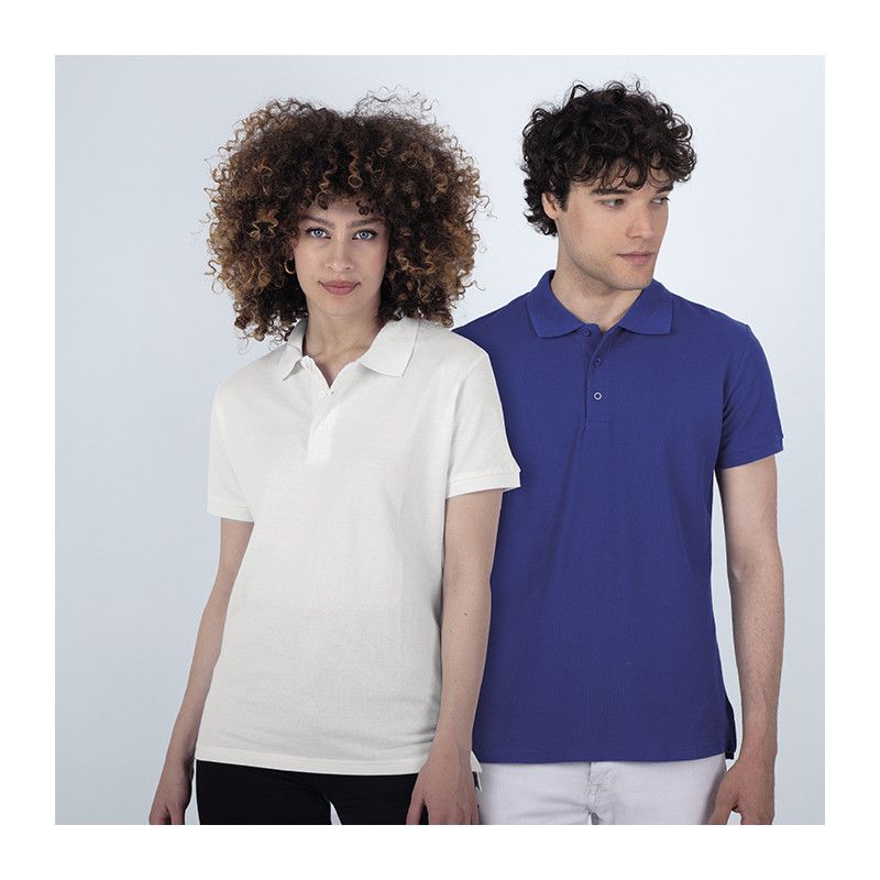 Polo Manica Corta Unisex in Cotone Piquè a 3 Bottoni Personalizzata Ideale come Articolo per Eventi Sportivi-MIAMI NK201