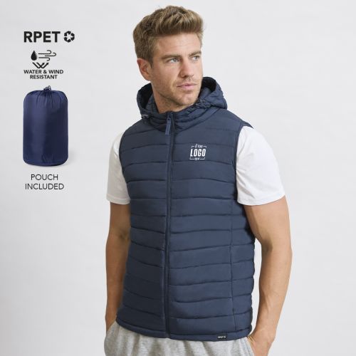 Smanicato Unisex con Cappuccio in RPET Resistente ad Acqua e Vento Personalizzato Ideale come Capo Spot-DEMPAX