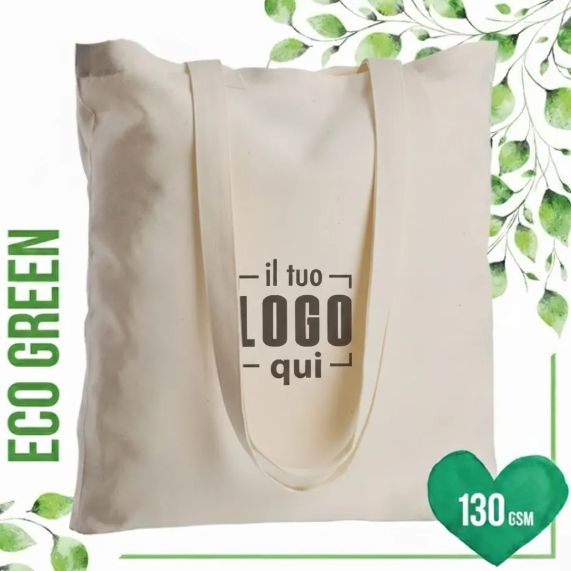 Borsa Shopping in Cotone Naturale con Manici Lunghi Bestseller 36.5 x 40.5 cm-EGYPT