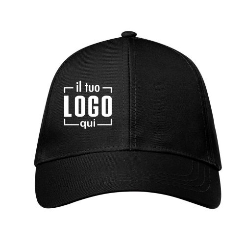 Cappellino 6 Pannelli RPET Regolabile e Sostenibile| Personalizzato