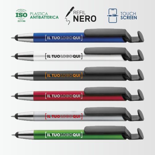 Penna Touch con Supporto Smartphone e Stampa Personalizzata