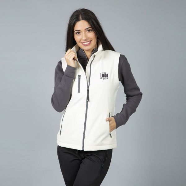 Smanicato Softshell Donna Traspirante Personalizzato - Gilet Tarvisio Lady