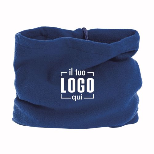 Scaldacollo in Pile con Chiusura a Coulisse Regolabile Personalizzato Perfetto come Articolo Promozionale-Articos