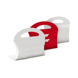 Confezioni a cuscino con manico