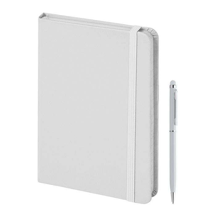 Confezione Regalo con Notes 14x21 e Penna Touch Personalizzata Ideale come Idea Regalo