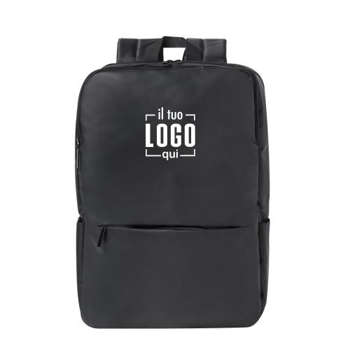 Zaino Elegante in Ecopelle per Laptop Fino a 15" Personalizzato-SEREK