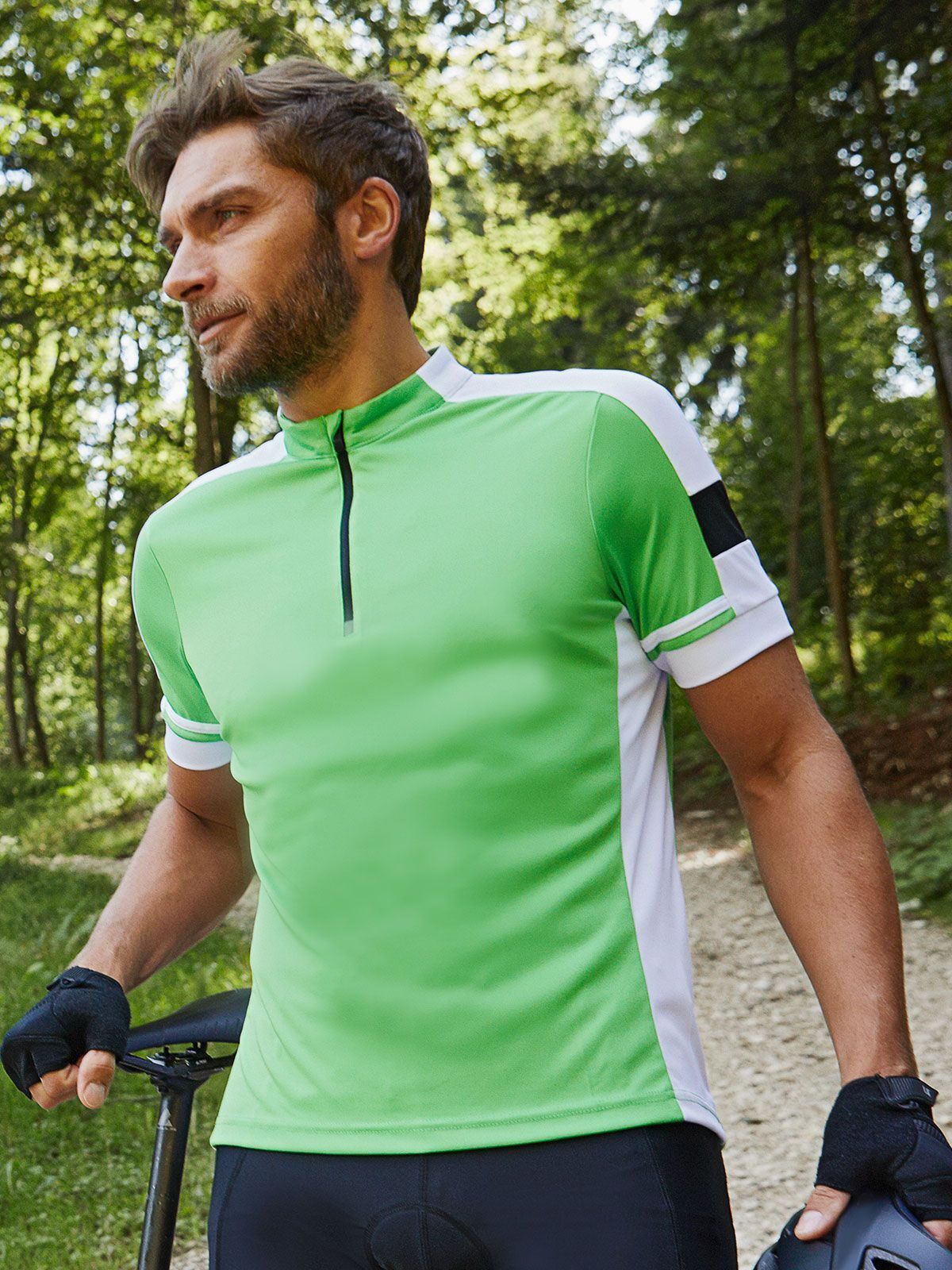T-shirt Men's Bike-T Half Zip