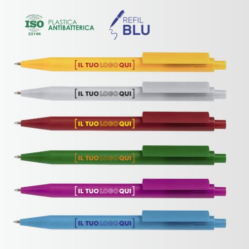 Penna a Sfera in ABS Resistente | Inchiostro Blu | Personalizzata - Skipper