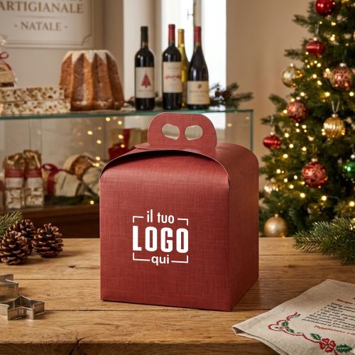 Scatola porta panettone personalizzata