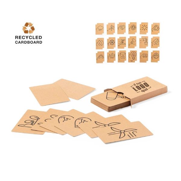 Gioco di Sensibilizzazione Ecologica per Bambini Personalizzato, Ideale come Gadget per Asili, Feste, Eventi Ecosostenibili