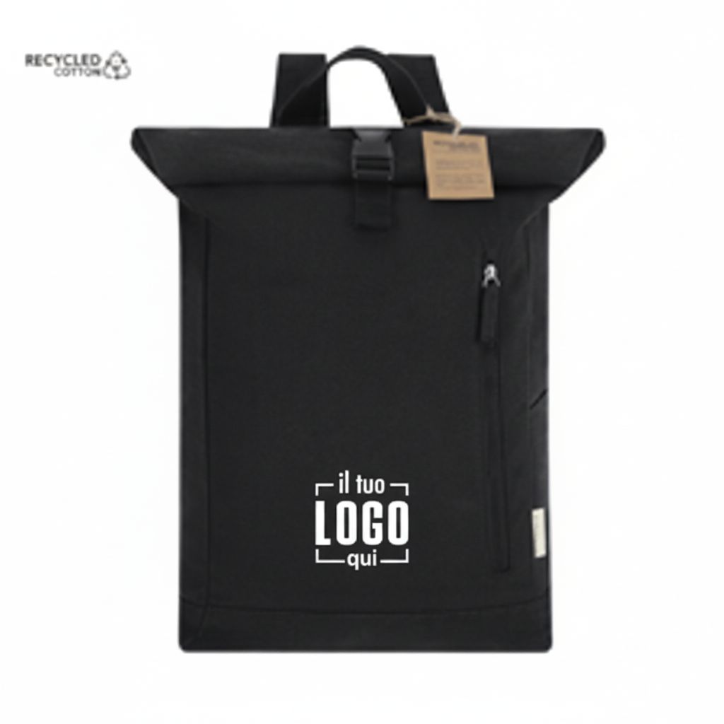 Zaino realizzato in materiale canvas 100% riciclato modello Antrim