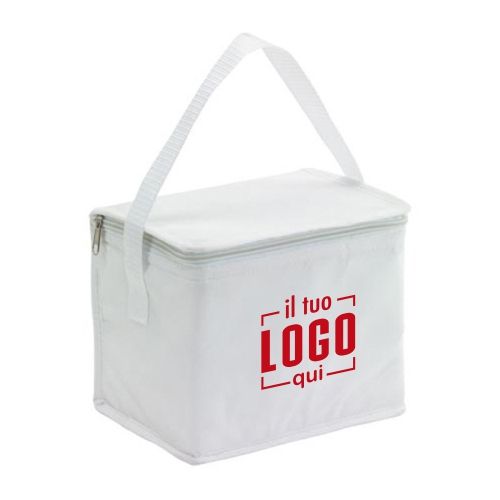 Borsa Termica Compatta con Chiusura Zip in Poliestere Personalizzata-COOLED