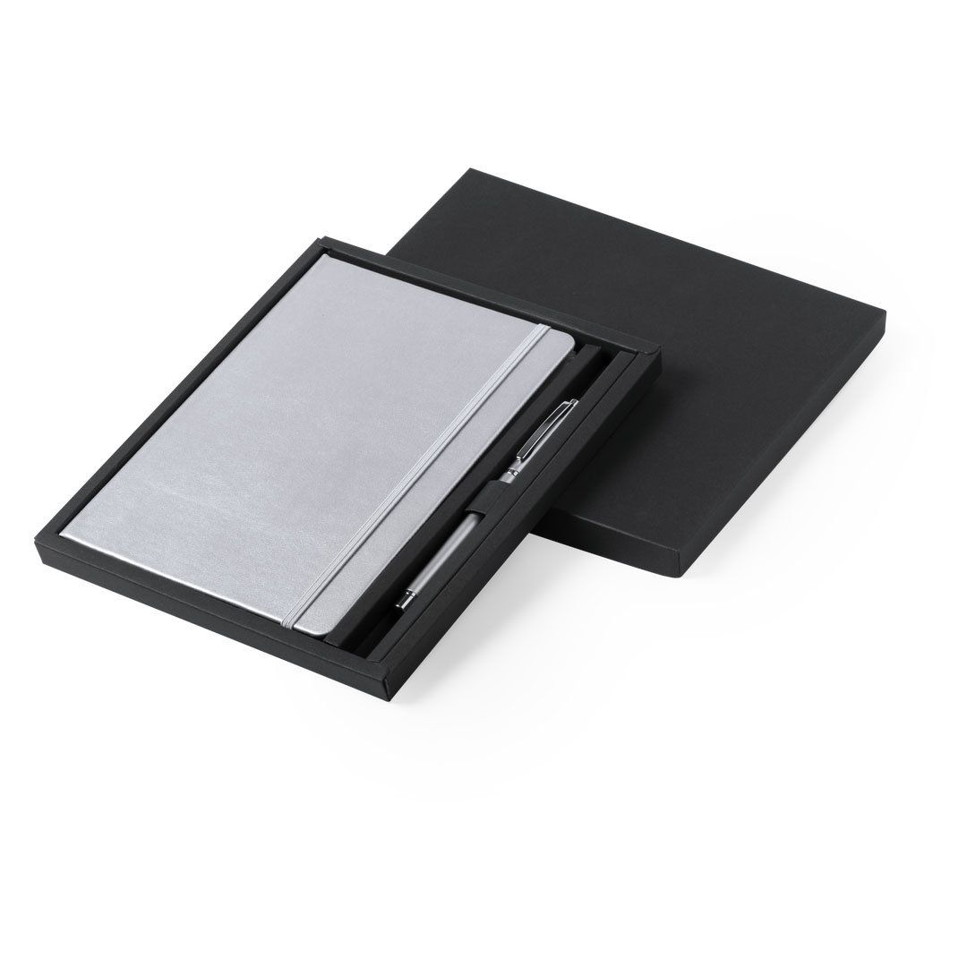 Set Quaderno Soft Touch e Penna in Alluminio Personalizzato Ideale come Idea Regalo