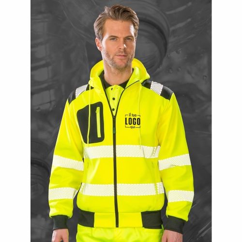 Felpa Pile con Cappuccio Catarifrangente Personalizzata - Result