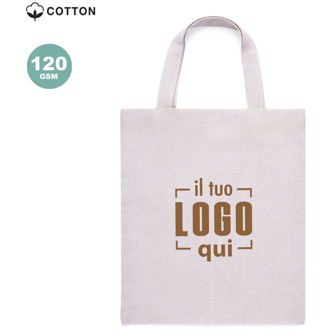 Borsa in Cotone Naturale 120g Robusta, Sostenibile e Personalizzata