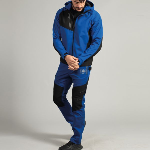 Pantalone da Lavoro Elasticizzato Uomo Autunnale con Fasce Antiabrasione alle Ginocchia Personalizzato-LIBANO MAN