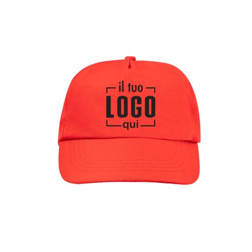 Cappellino RPET 5 Pannelli Sostenibile e Personalizzabile