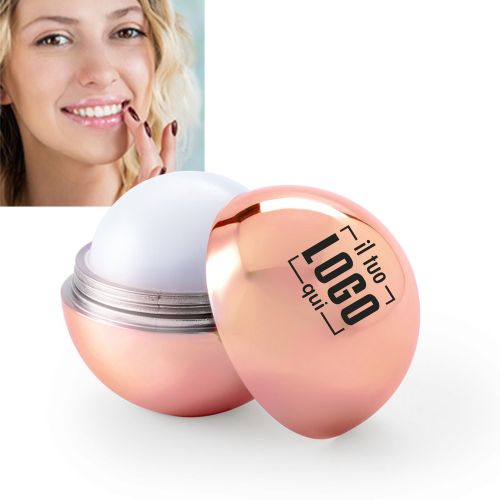 Balsamo labbra sfera oro/argento/rosa | Elegante con SPF15 | Personalizzato