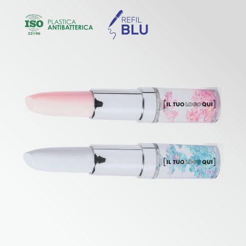 Penna a Forma di Rossetto con Liquido Interno | Personalizzata