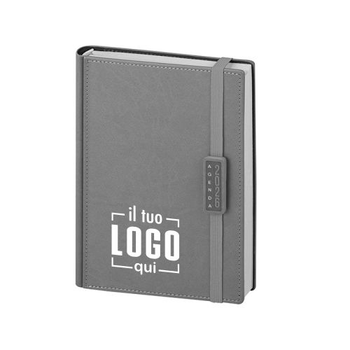 Agenda Giornaliera 15x21 con Chiusura Elastica | Personalizzata