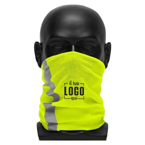 Scaldacollo Catarifrangente Multifunzione Personalizzato Ideale come Capo da Lavoro