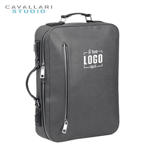 Zaino Portacomputer in Ecopelle Personalizzato Ideale per Lavoro o Viaggi - Cavallari